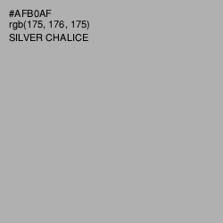 #AFB0AF - Silver Chalice Color Image